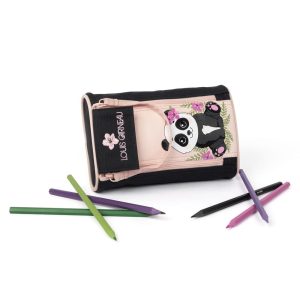 Étui à crayons à 2 zippers